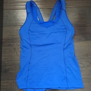 Lululemon tank with built-in bra Sz12